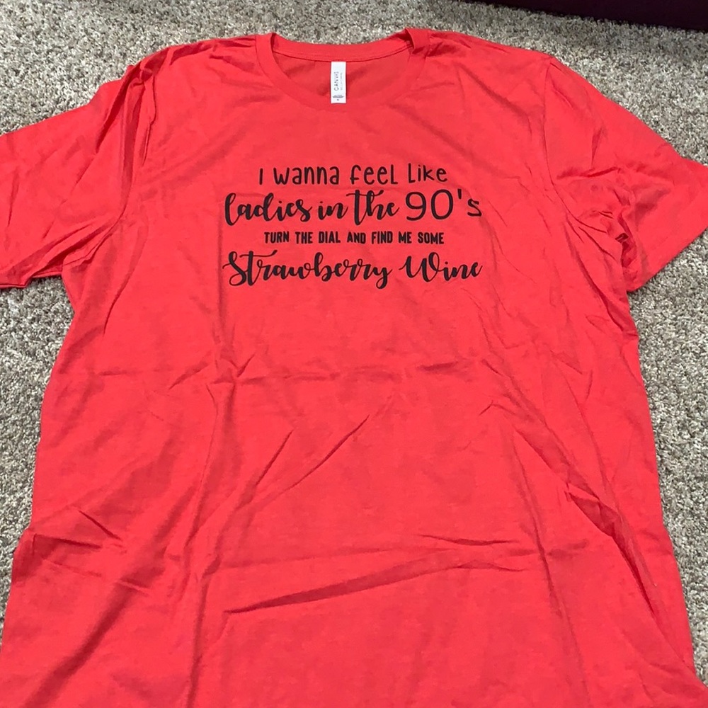 NWOT (does not come with tags) XL reddish/pink Bella canvas tee.